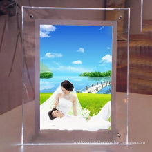 2016wholesale Crystal glass Photo Frame for decoration Gifts or Souvenirs 3d laser engrave